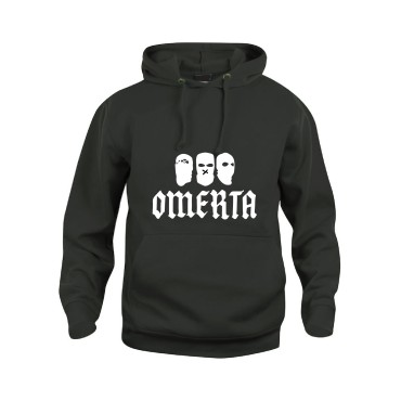 Sweatshirt/Hoodie OMERTA nero