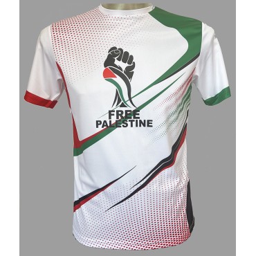 Maillot FREE PALESTINE blanc