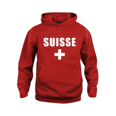 Sweatshirt/Hoodie SUISSE red