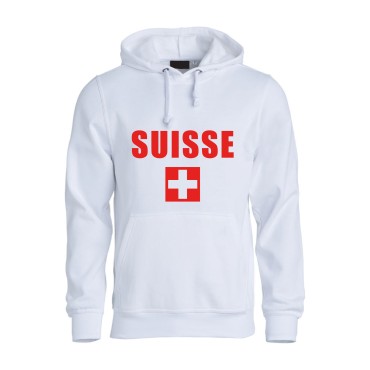 Sweatshirt/Hoodie SUISSE white