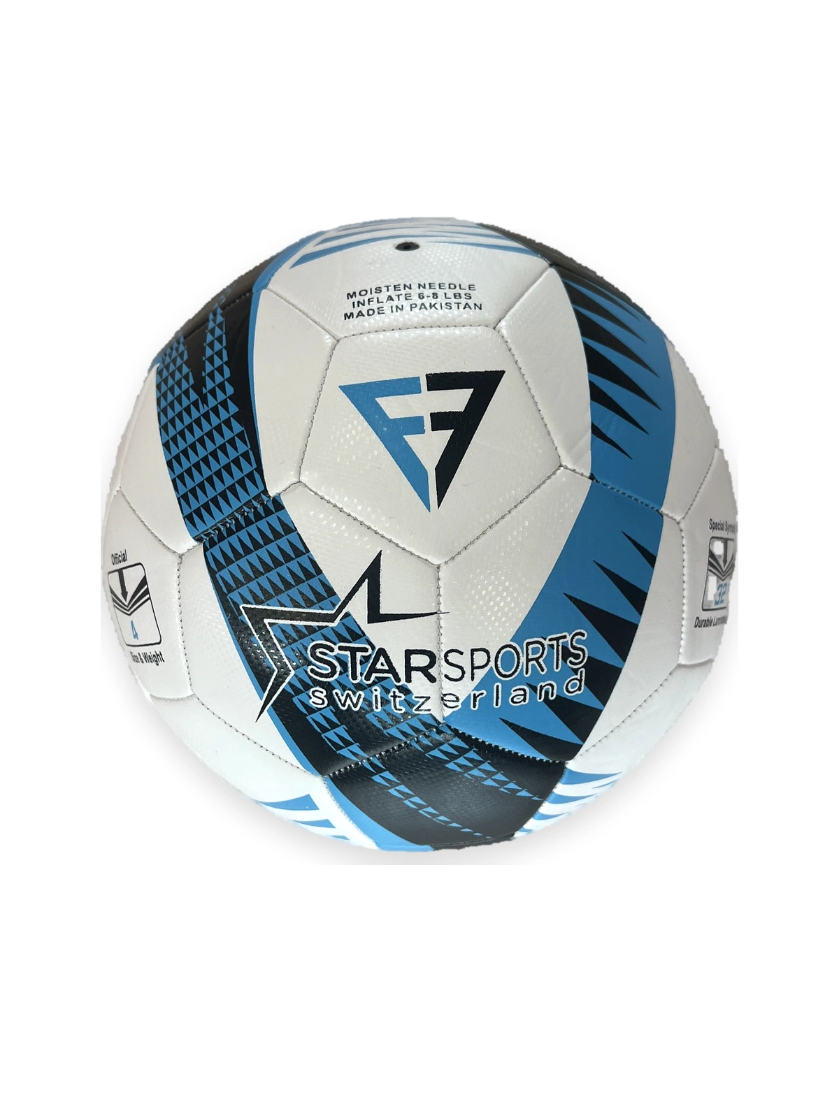 Ballon football bleu - visuel 1