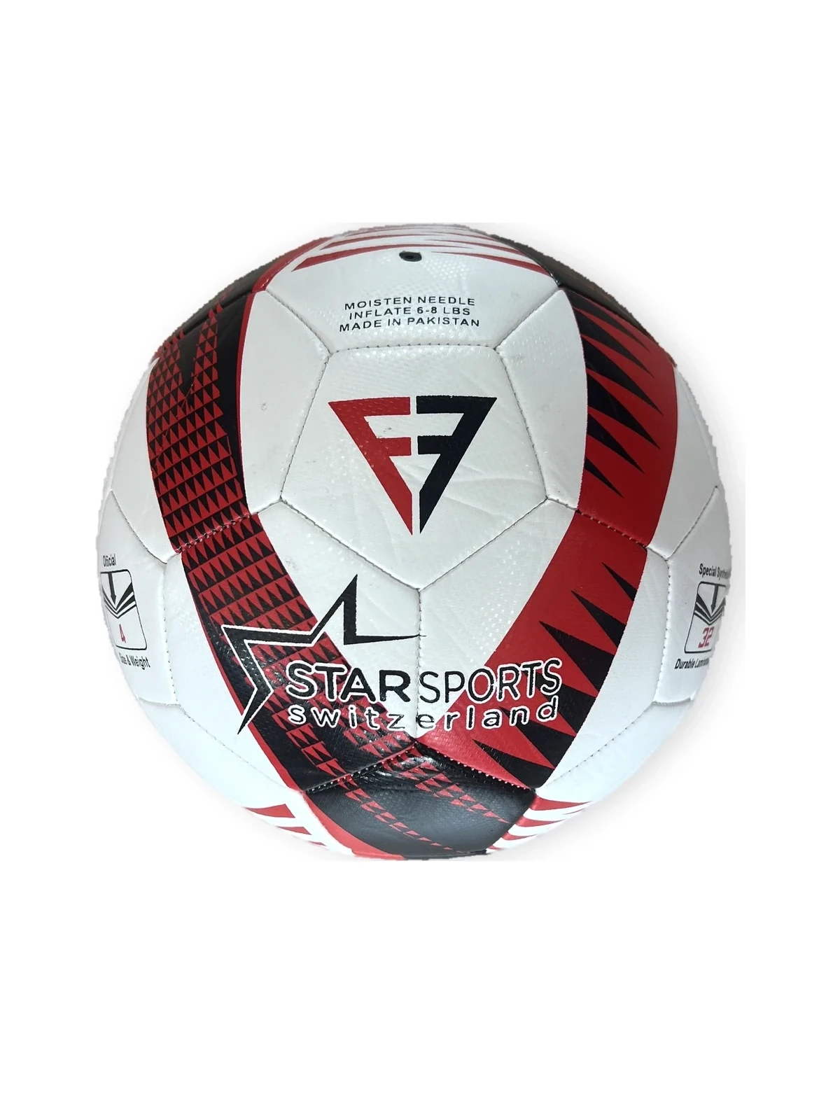 Ballon football rouge - visuel 1