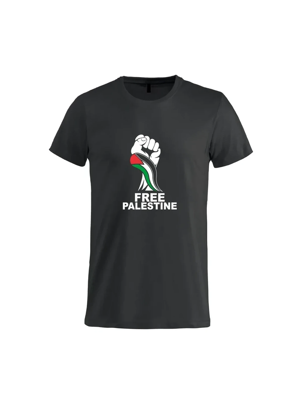 T-Shirt Free Palestine noir